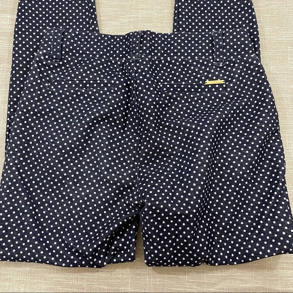 Michael Kors Navy and White Polka Dot Pants Size S - Picture 2 of 7
